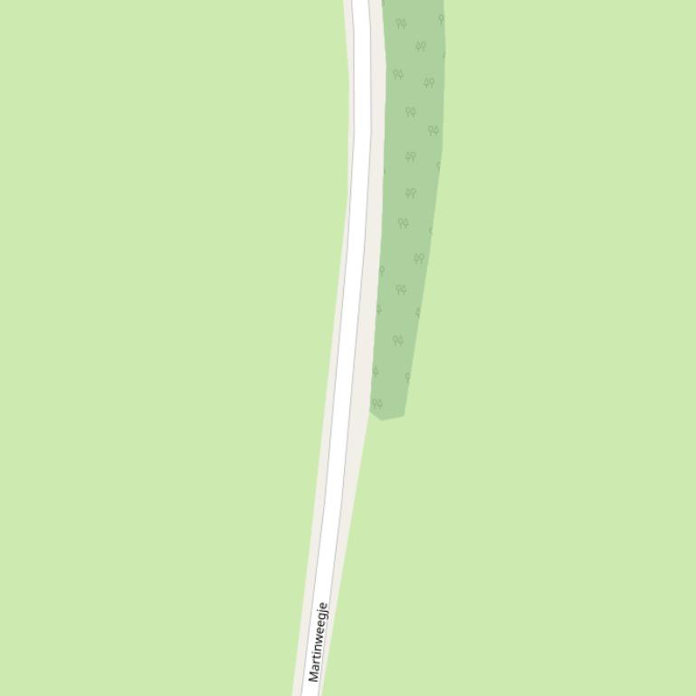 Kaart van  Martinweegje.