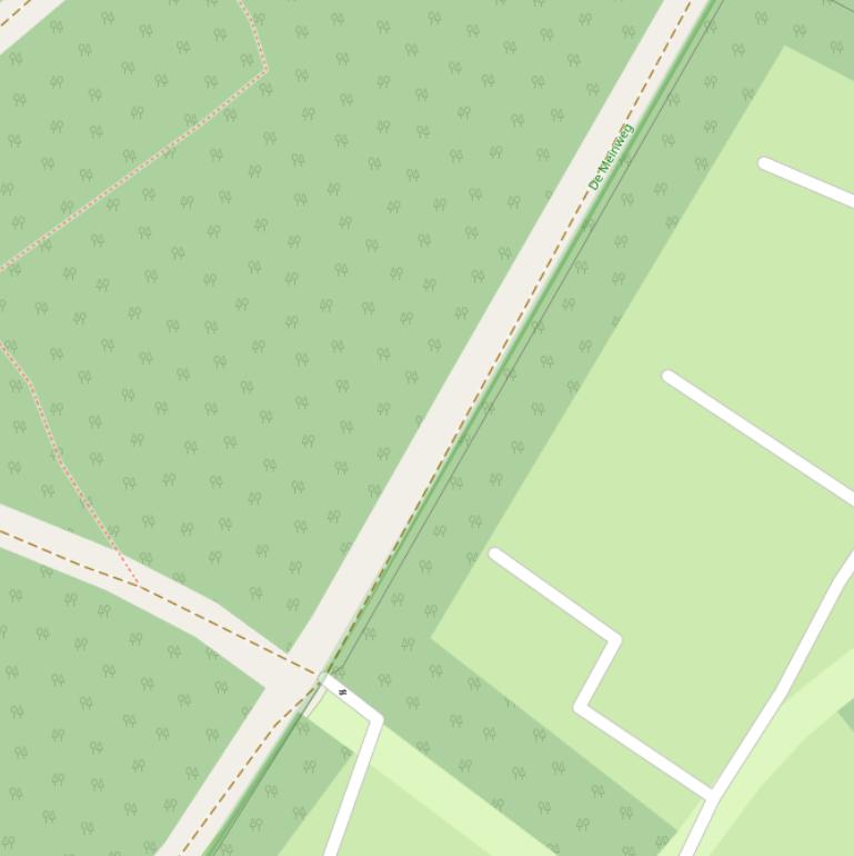 Kaart van het Maternus Bospad.