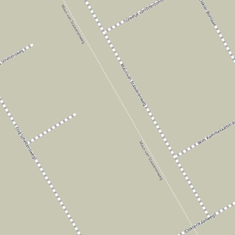 Kaart van de Maurits van Staaverenweg.