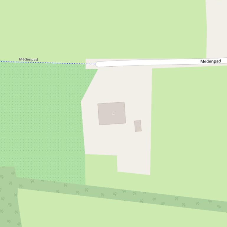 Kaart van het Medenpad.