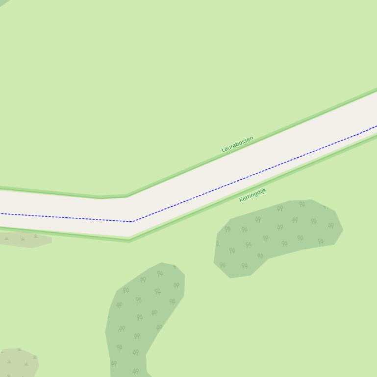 Kaart van de Meerlingweg.