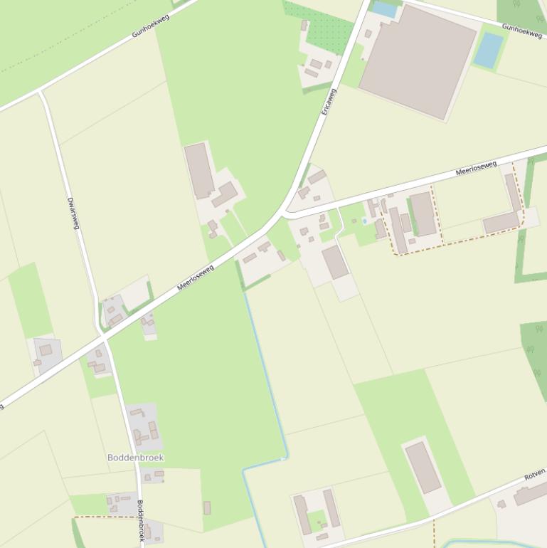 Kaart van de Meerloseweg.
