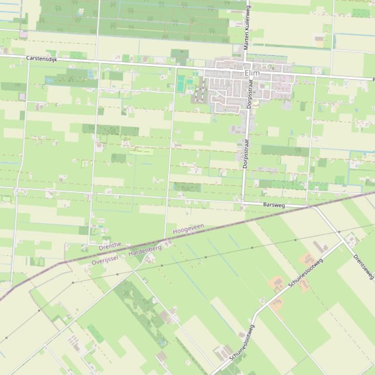 Kaart van  Meester Pieterswijk.