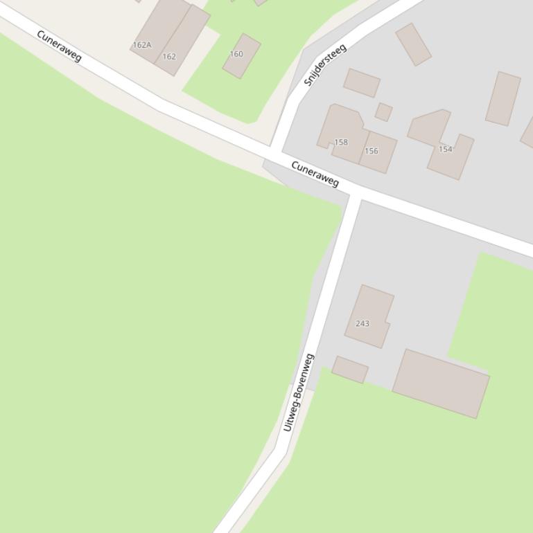 Kaart van de Meester Van der Waalweg.