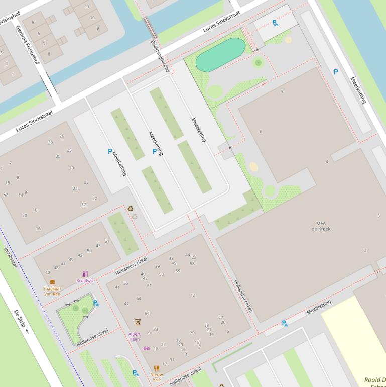 Kaart van  Meetketting.