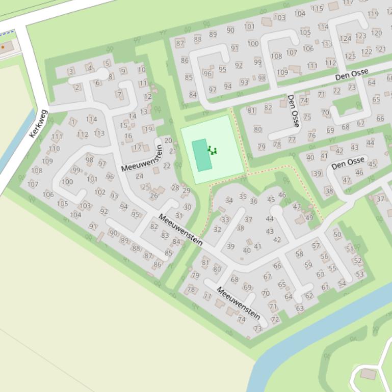 Kaart van  Meeuwenstein.