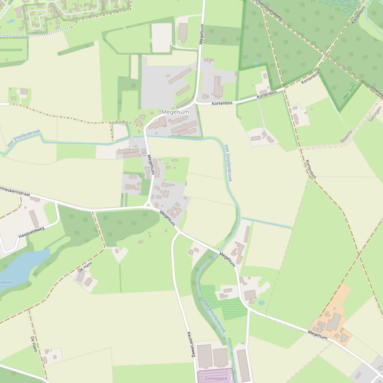 Kaart van  Megelsum.