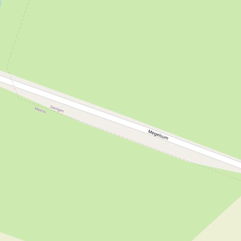 Kaart van  Megelsum.