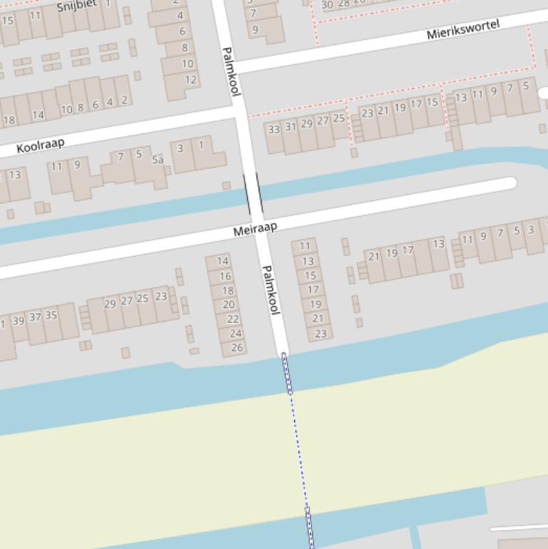 Kaart van  Meiraap.