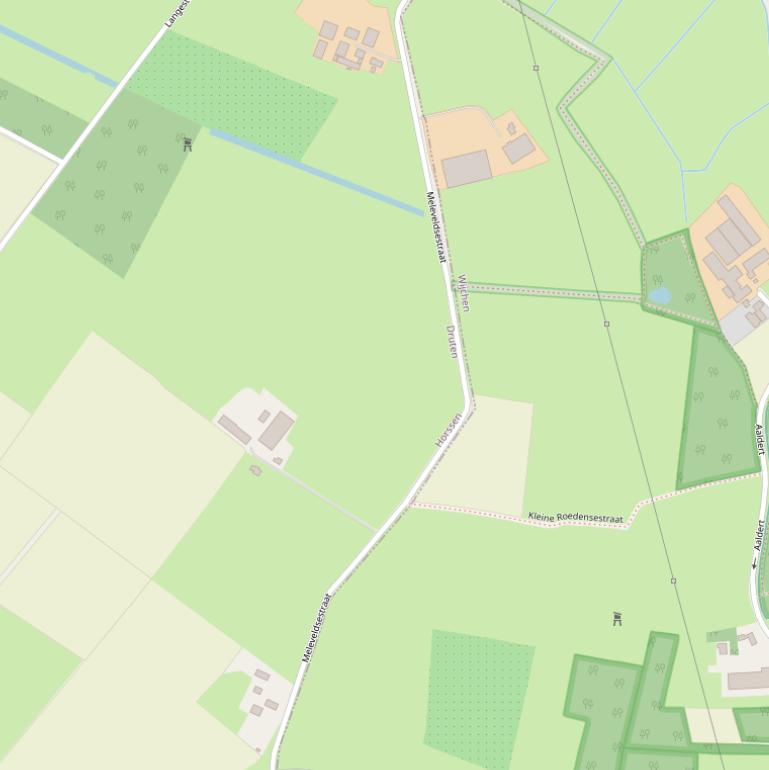 Kaart van de Meleveldsestraat.