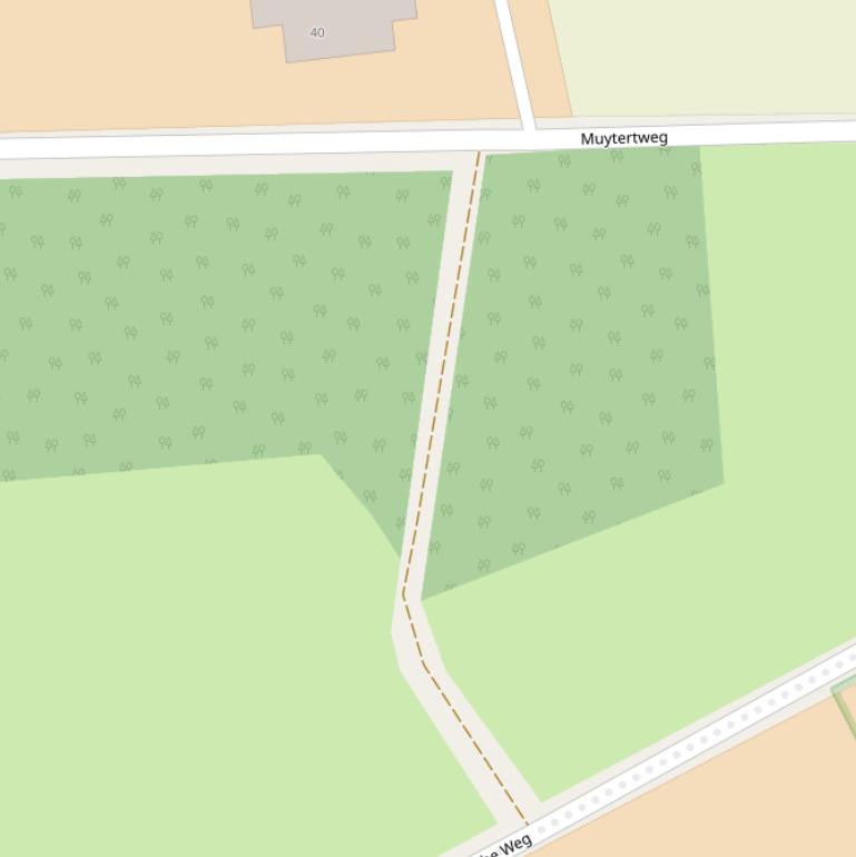 Kaart van de Melickeroheweg.