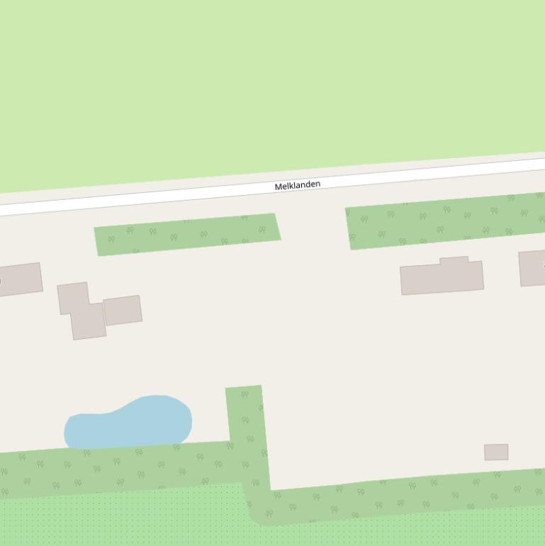 Kaart van  Melklanden.