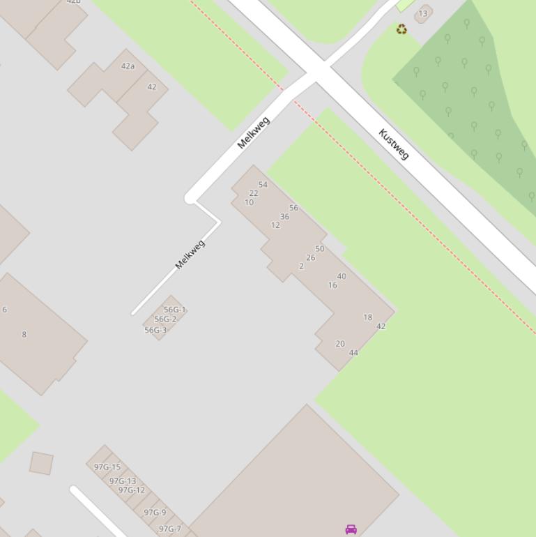 Kaart van de Melkweg.