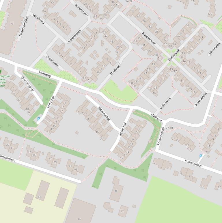 Kaart van de Melkweg.