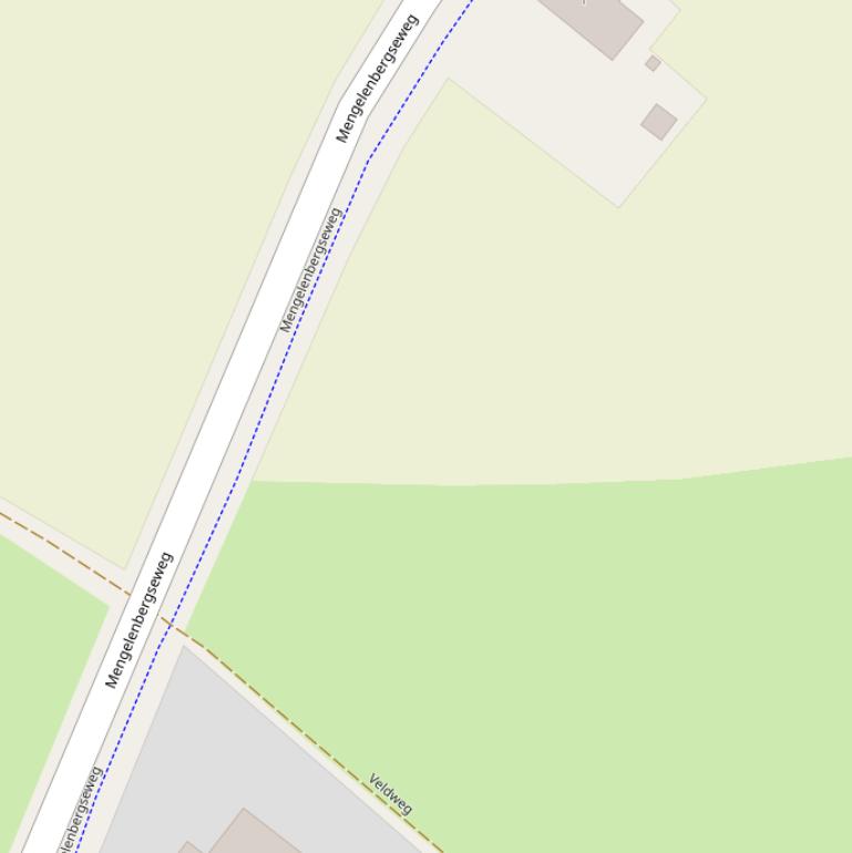 Kaart van de Mengelenbergseweg.