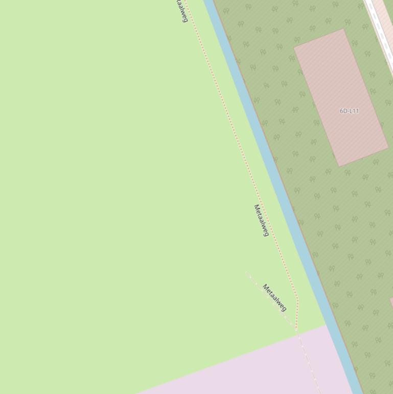 Kaart van de Metaalweg.