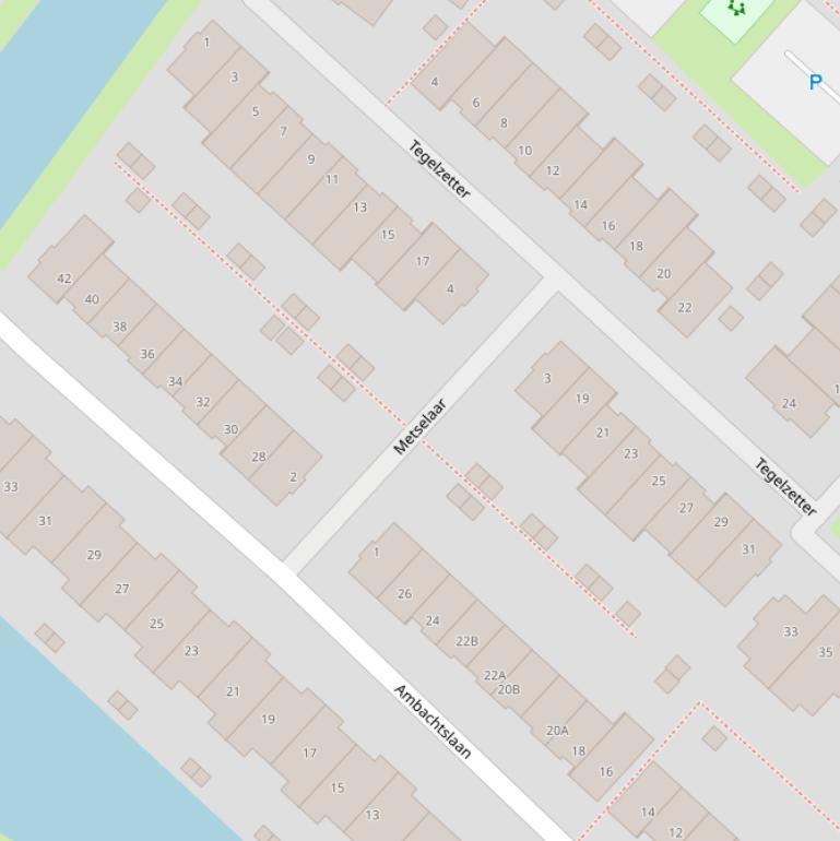 Kaart van  Metselaar.