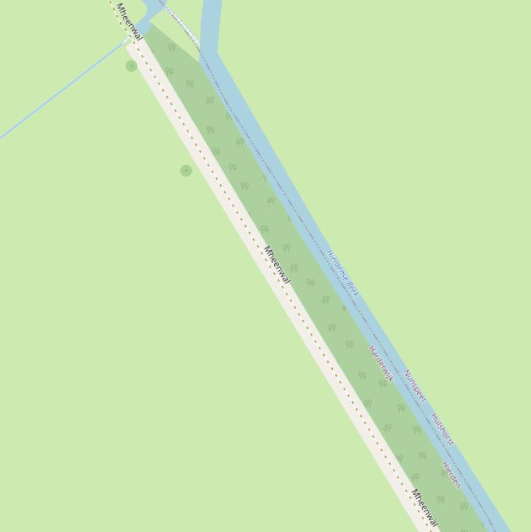 Kaart van  Mheenwal.