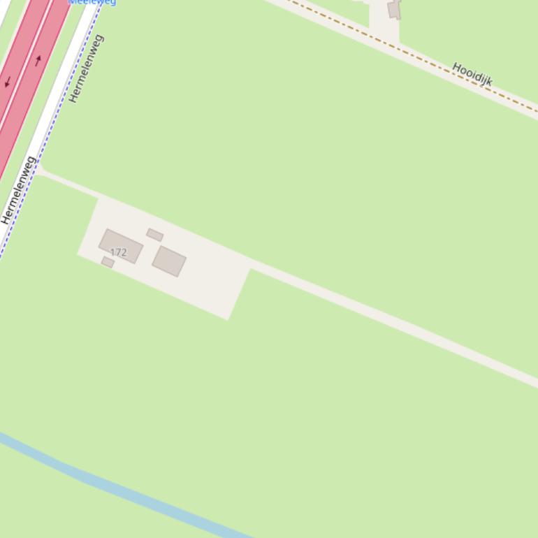 Kaart van de Middenweg.