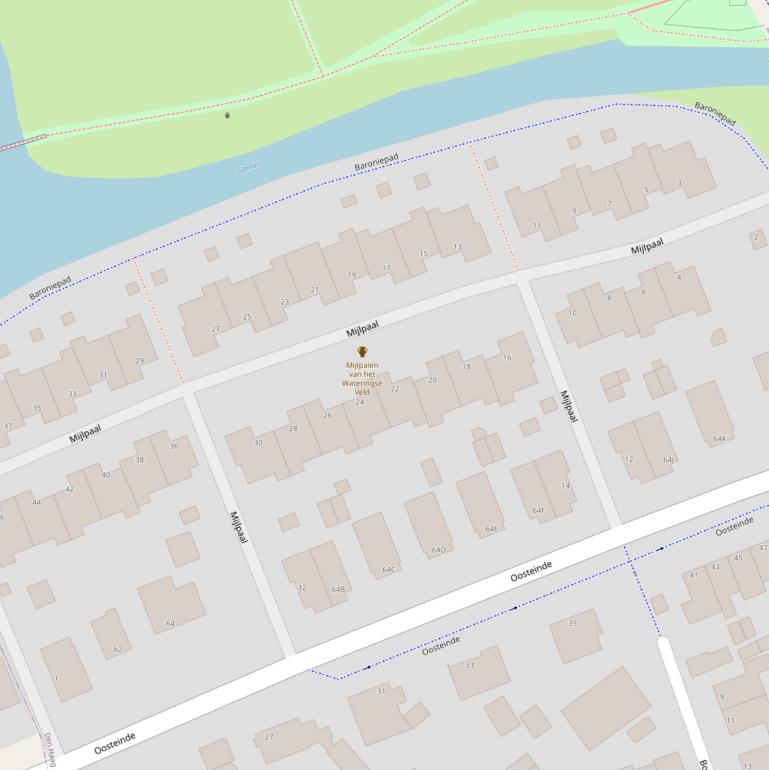 Kaart van  Mijlpaal.