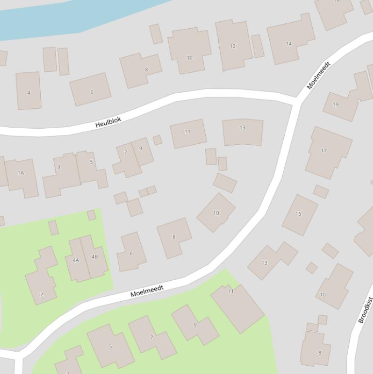 Kaart van  Moelmeedt.