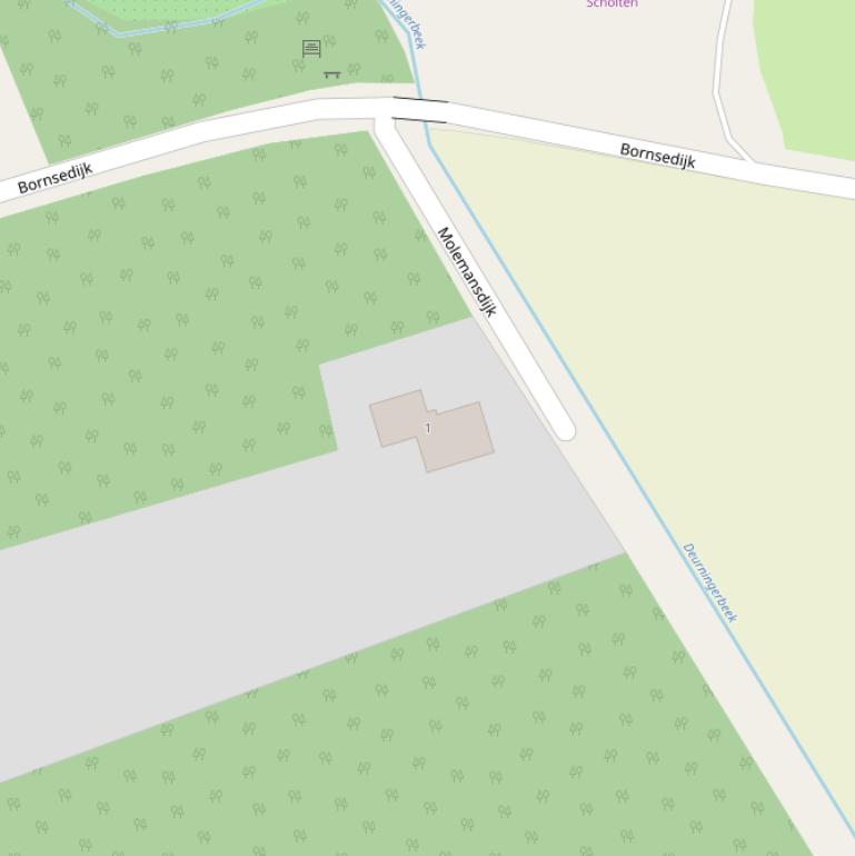 Kaart van de Molemansdijk.