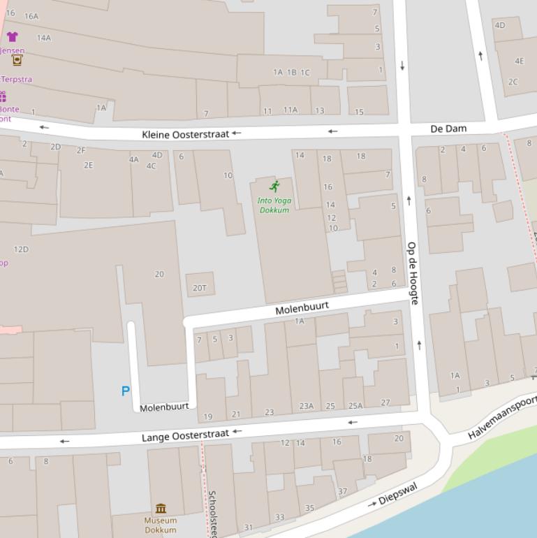 Kaart van  Molenbuurt.