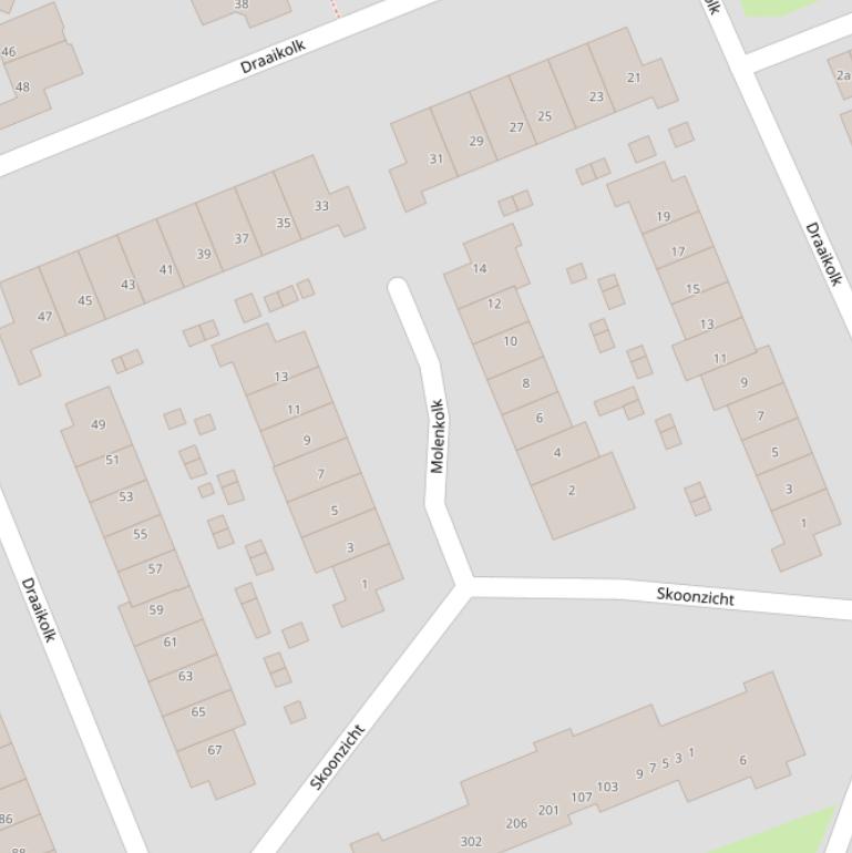 Kaart van  Molenkolk.