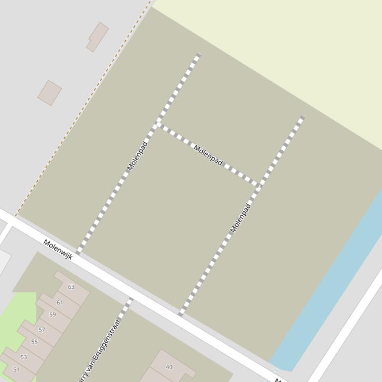 Kaart van het Molenpad.