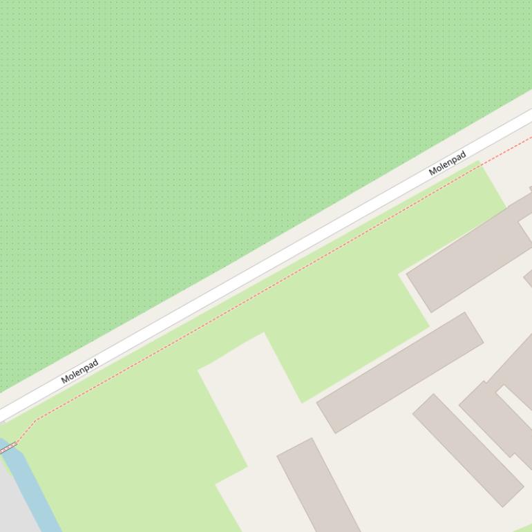Kaart van het Molenpad.