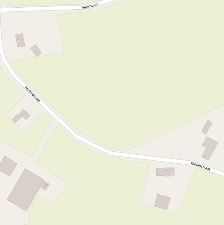 Kaart van de Molenstraat.
