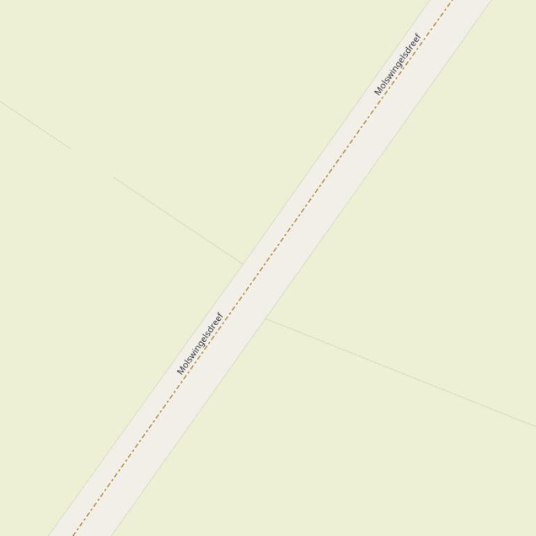 Kaart van de Molswingelsdreef.