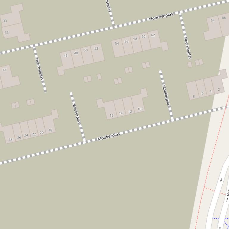 Kaart van  Mookerplas.