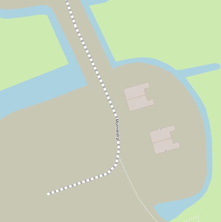 Kaart van  Mormeterp.