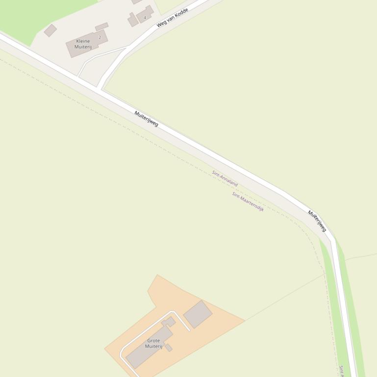 Kaart van de Muiterijweg.