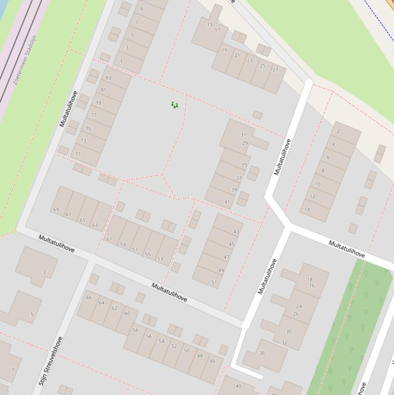 Kaart van  Multatulihove.