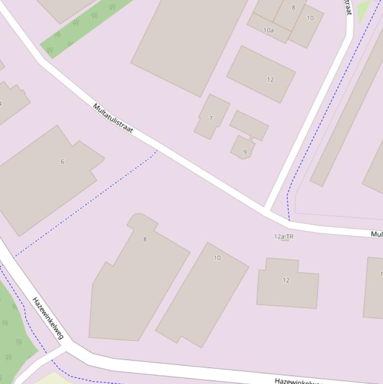 Kaart van de Multatulistraat.