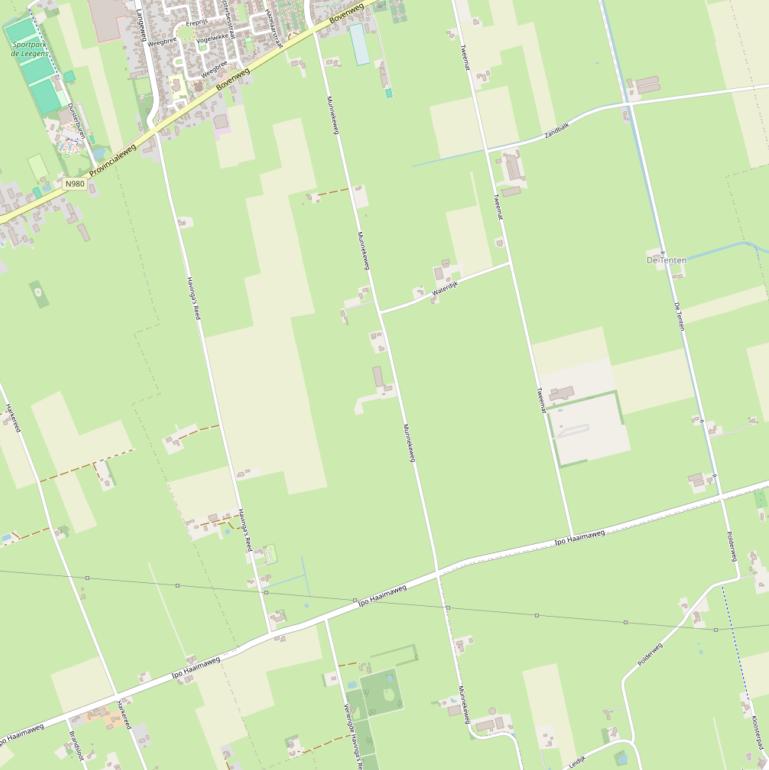 Kaart van de Munnekeweg.