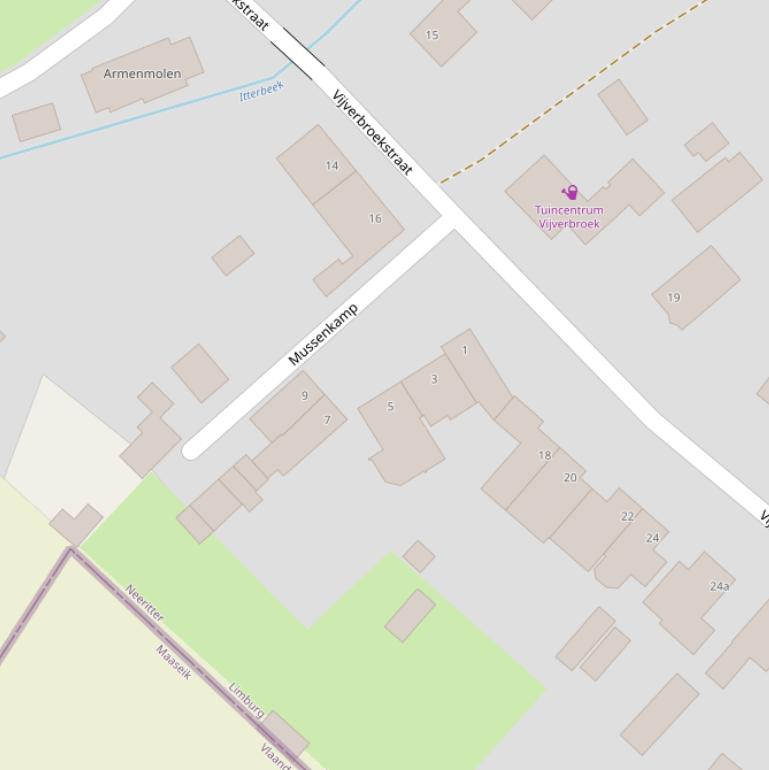 Kaart van  Mussenkamp.