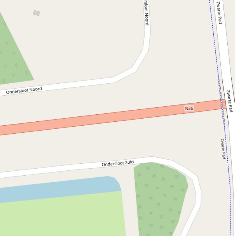 Kaart van  N36.