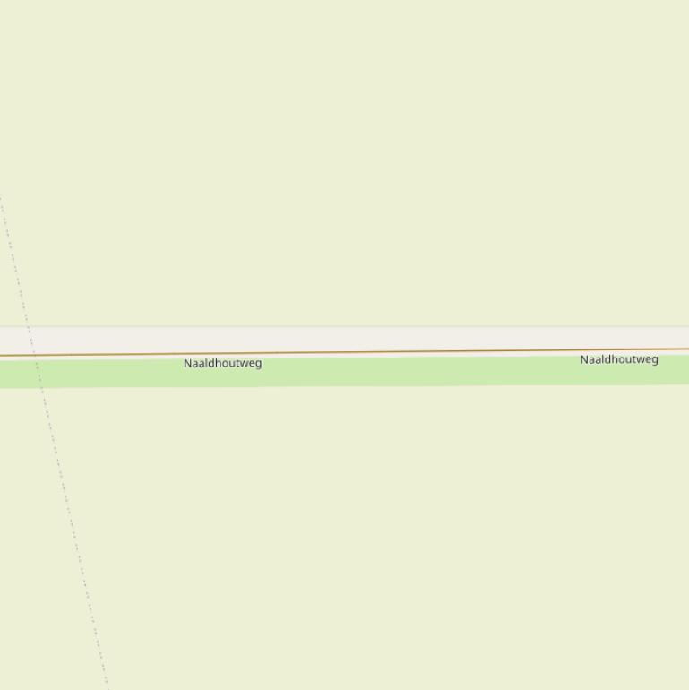 Kaart van de Naaldhoutweg.
