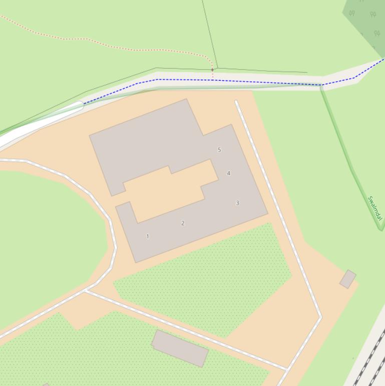 Kaart van de Naborchweg.