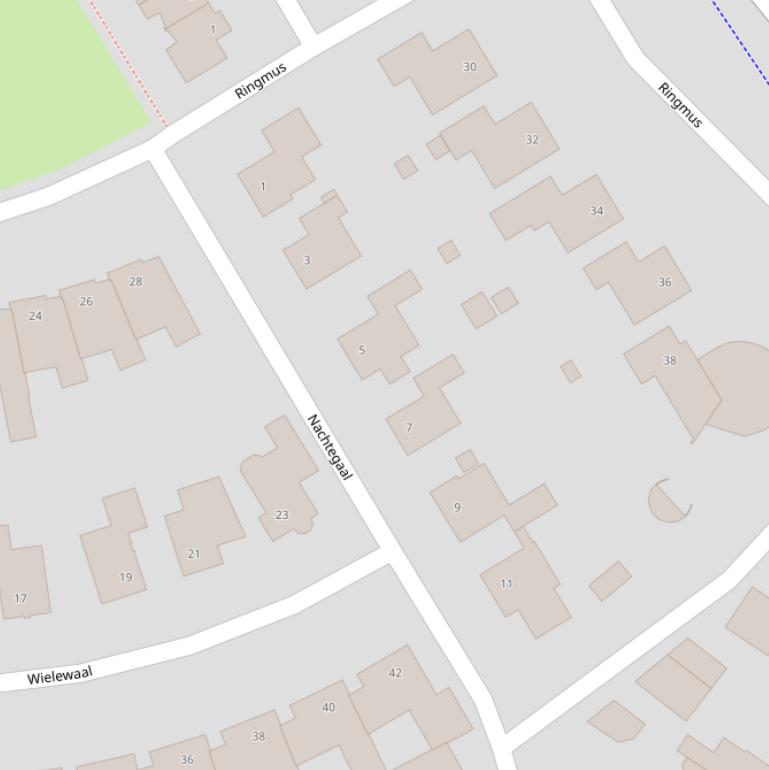 Kaart van  Nachtegaal.