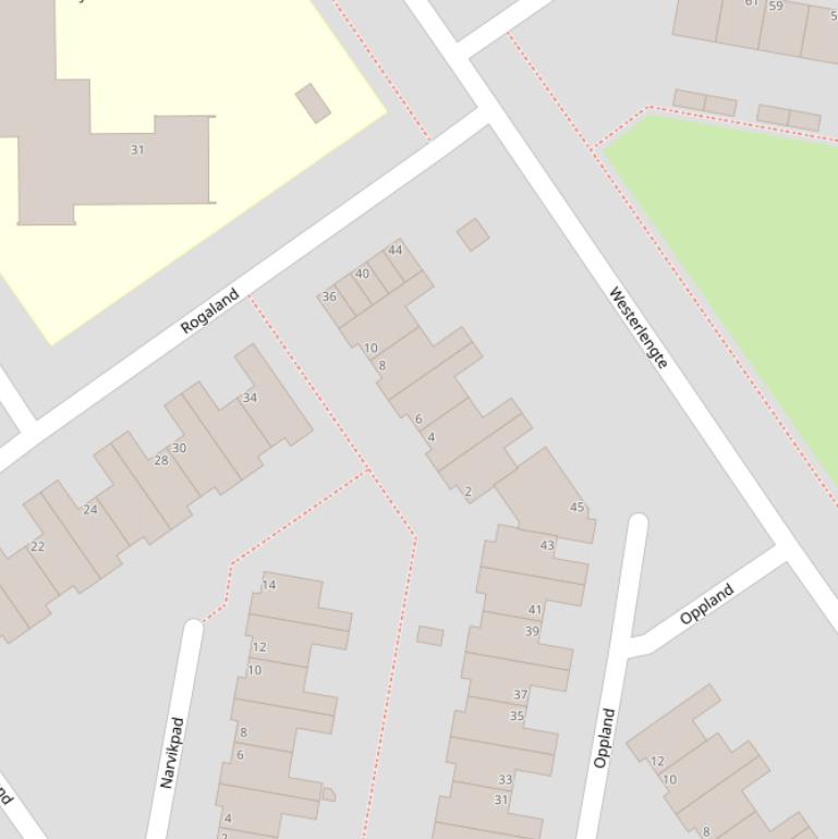 Kaart van het Narvikpad.