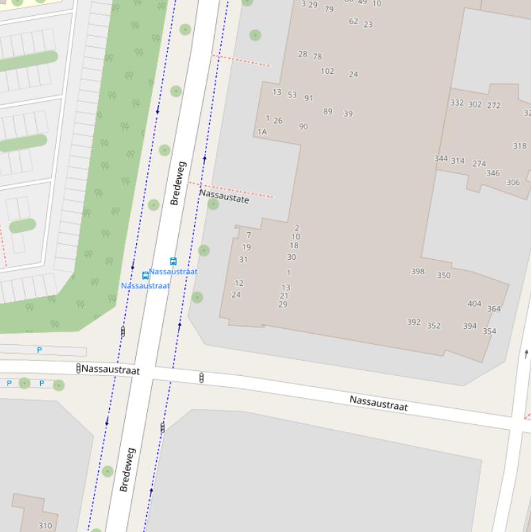 Kaart van  Nassaustate.