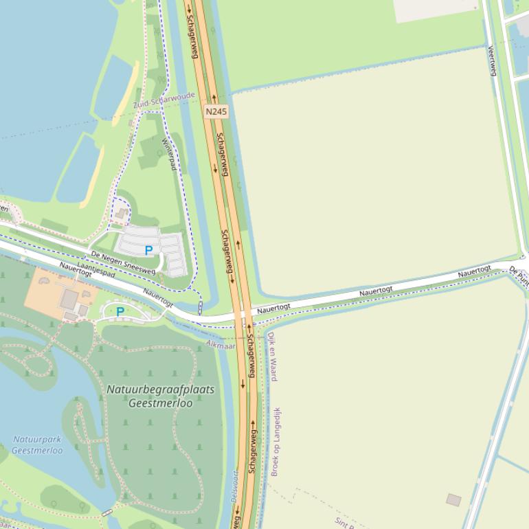 Kaart van  Nauertogt.