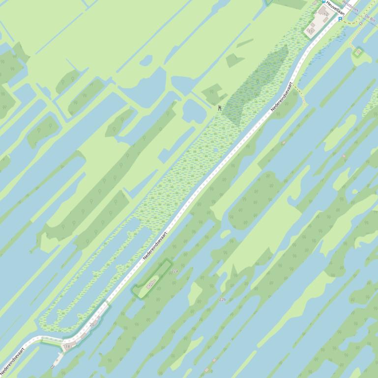 Kaart van  Nedereindsevaart.