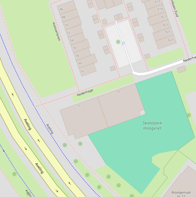 Kaart van  Nederhage.