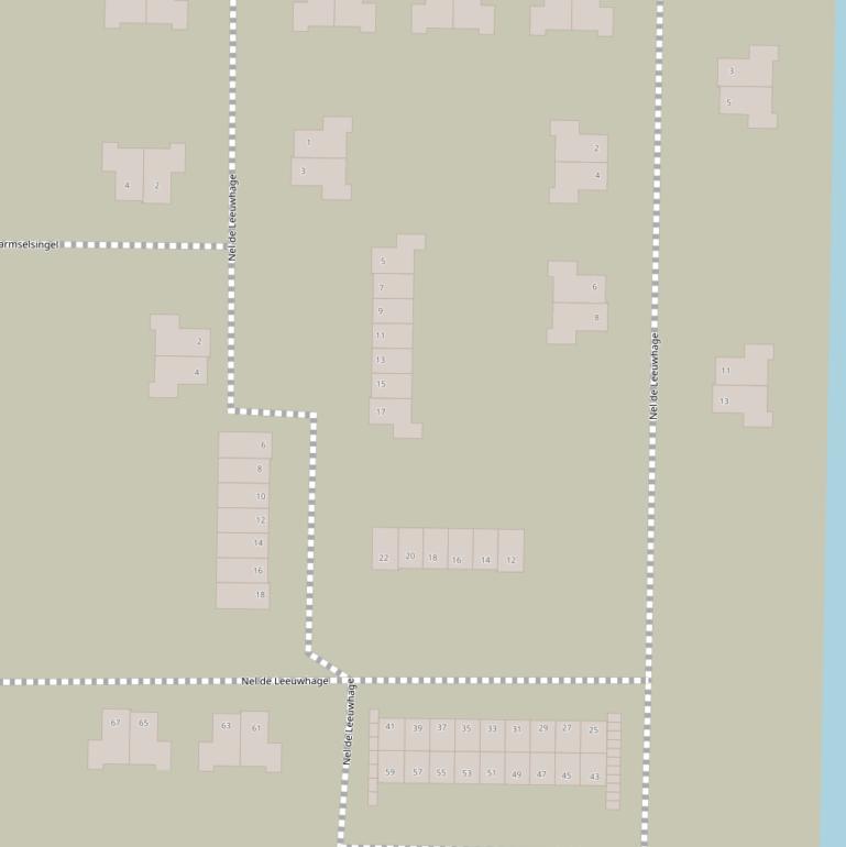 Kaart van  Nel de Leeuwhage.