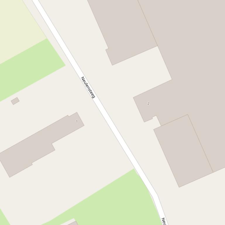 Kaart van de Neulensteeg.